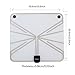 Wsky 60-100 Miles Transparent Digital HDTV Antenna - Best HDTV Antenna Indoor - Upgraded Silver Paddle Extremely High Reception - Support 1080P 4K Super Fun and Free for Life!