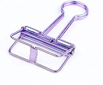 Amazon.com : Clips 5 Colors 3-Size Metal Binder Clips School Office