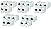 iMBAPrice RJ45 Coupler - (Pack of 5) Cat5e Ethernet Cable Extender Female to Female Straight Modular Inline Coupler