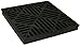 NDS 1211G* Square Catch Basin Drain Grate, Diamond Design, Fits 12-Inch Catch Basin Drain, Risers and Low Profile Adapter, 12-Inch, Plastic, Black
