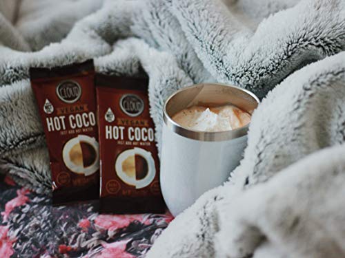 Coconut Cloud: Vegan Instant Hot Chocolate Mix, Dairy Free | Natural, Coconut Powdered Milk + MCT OIL | Single Serve Packets, Just add Water (Perfect for on the Go), 8 Cocoa Sticks
