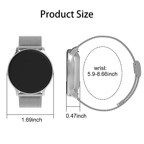 BingoFit Fitness Tracker, Smart Watch IP68 Waterproof Activity Tracker with Heart Rate Monitor, Sleep Monitors, Calorie, Pedometer, Blood Pressure Sport Smartwatch for Men Women Kids Gifts