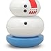Melissa & Doug Snowman Stacker Wooden Toddler Toy (8 pcs)