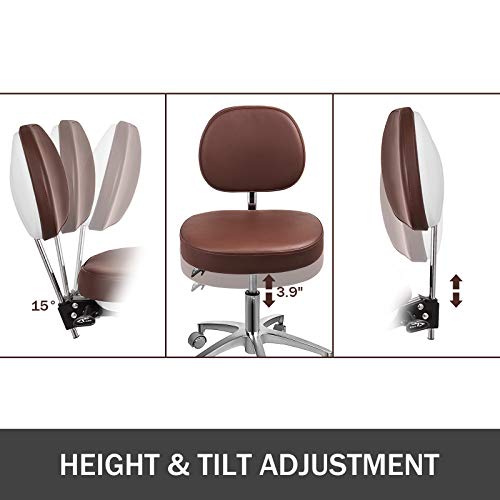 4 Happybuy+Medical+Dentist+Adjustable+Leather%25EF%25BC%2588Brown