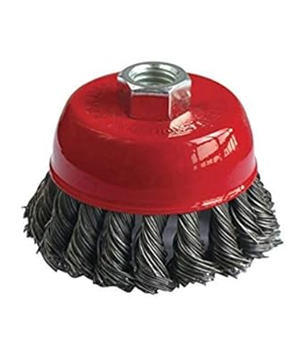 TWISTED CUP BRUSH FOR REMOVING RUST,PAINT,AS WELL AS FOR POLISHING
