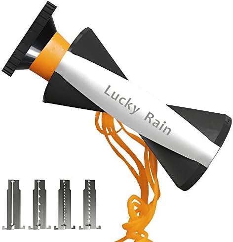 Lucky Rain Vegetable Spiralizer Bundle Spiral Slicer Simple Spaghetti Veggie Noodles Maker Cutter Shred Grater Salad Pasta Serving Sets