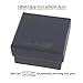 Salutto Men's Gold Letter D Cufflinks 1 Pair with Gift Box (D)