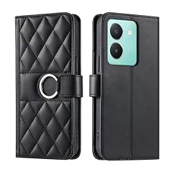 Lucyliy Compatible with vivo Y27S 4G Case Flip PU