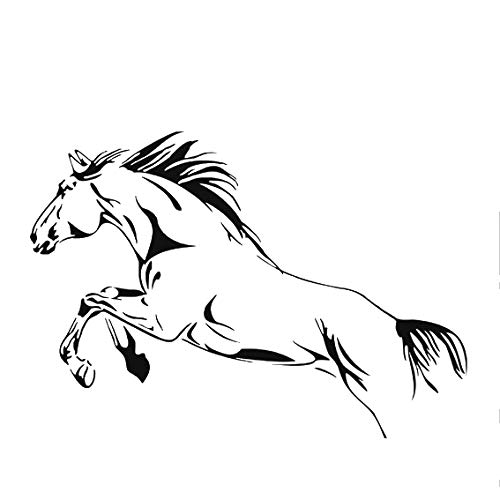 Running Horse Animal Reusable Stencil A3 A4 A5 Modern Decor Kids Room Style / Kids135 (Mylar Reusable Stencil, A4 Size - 210 x 297 mm, 8.3 x 11.7 in)