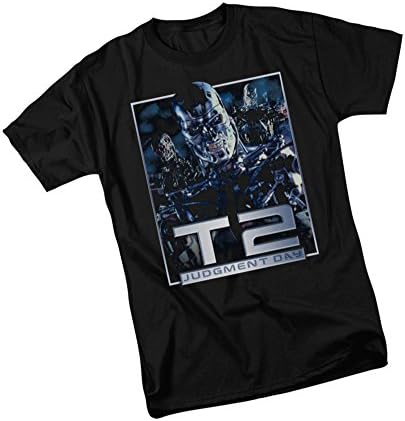 T2 Robots -- Terminator II Adult T-Shirt, X-Large