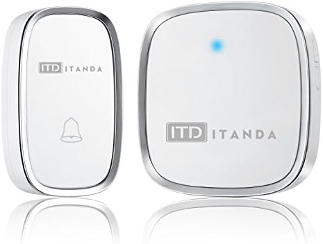 ITANDA Chimes Wireless Doorbell ( 1 Push Button + 1 plug in Receiver ( LED Indicator )