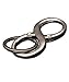 8 Shaped Business Premium Car Key Ring Chain Keychain Keyholder Organizer Buckle Clip with Detachable Loop(LB-KH-03, Space Gray)