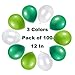Dinosaur Party Balloons,100 Pcs 12 inch 3.2g Latex Balloons for Baby Shower,Dino Jungle Jurassic Birthday Party Decorations,1st Bday Party Supplies,Tree Birthday Wedding Party Spring Decorations