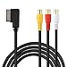 EX1 AMI Audi Music Interface MDI Volkswagen Media Device Interface MMI to 3 RCA Audio Video Cable for Audi and Volkswagen