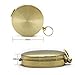 Golden Compass Watch for Directions & Sailing, Mini Compasses Brass Keychains Best Survival Watch Classic Pocket Compass, Military Kids Compass Navigation Tool Vintage for Hiking Camping Climbing