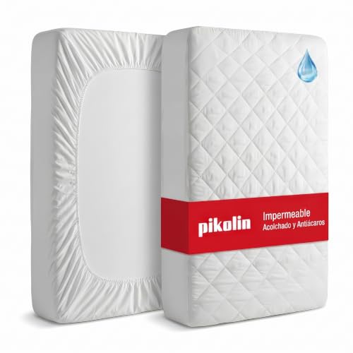 Pikolin - Quilted Fibre Mattress Protector – Waterproof, white Cama 90-90 x 190/200 cm white