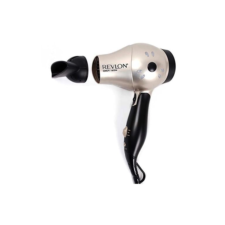 Revlon-1875-Watt-Fast-Dry-Compact-Hair-Dryer-with-Ionic-Select-Technolgy-Folding-Handle-for-Easy-Convenience-Worldwide-Dual-Voltage-Bonus-FREE-Hair-Pins-Included Revlon 1875 Watt Fast Dry Compact Hair Dryer with Ionic Select Technolgy, Folding Handle for Easy Convenience, Worldwide Dual Voltage, Bonus FREE Hair Pins Included