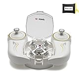 Realacc CX-10WD-TX 2.4G Remote Control 4CH 6-Axis Nano Wifi FPV Mini Quadcopter Drone with HD Camera (Grey)