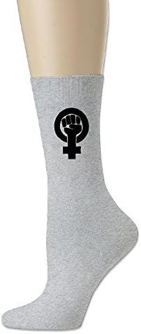 Crew Socks Power Feminist Fist Cotton Stockings Hose Sport Daily Wear Lightweight