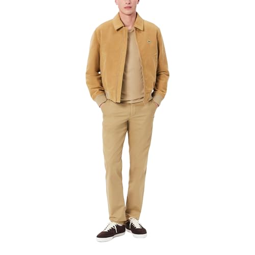 Lacoste Men's Regular Fit Cotton Chino Pants, Lion, 4 at Amazon