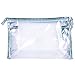 Sealike Waterproof Clear Transparent PVC Cosmetic Bag Organizer Makeup Bag Pouches Bag Tote Bag for Travel with Stylus (Blue)