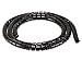 Monoprice 107024 20mm x 1.5m Spiral Wrap Bands, Black