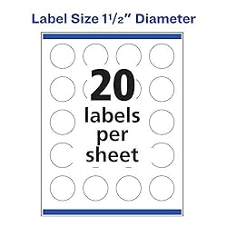 Avery Round Labels with Sure
