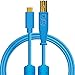 DJ TechTools Chroma Cables: Audio Optimized 1.5M USB-C to USB-B Cable with 56K Resistor (Blue, 1.5m)