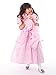 Little Adventures Royal Pink Princess Dress Up Costume for Girls (Medium Age 3-5) - Machine Washable Child Pretend Play and Party Dress with No Glitter