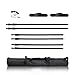 T-Sign 8'x8' Professional Backdrop Banner Stand Large Tube Heavy Duty Telescopic Step and Repeat for Photo Booth Background and Trade Show with Carrying Case and Sand Bags for Free