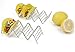 Taco Holder,HapWay 2 Pack Stainless Steel Taco Stand Mexican Food Rack Shells for Hard or Soft Shell Tacos (4 Stack Holder)