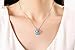 NEEMODA Crystal Necklace for Women Heart Clover Pendant Birthday Anniversary Valentines for Her Girls Fashion Jewelry