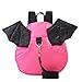 Fvstar Baby Safety Backpack Kids Anti Lost Harness Bag with Leash and Adjustable Belts for 1-3 Years Kids (7.9 x 7.9 x 2.8 inch, Pink)