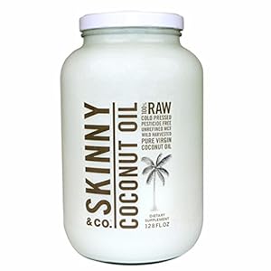 Skinny & Co. 128 Oz Gallon Jar Extra Virgin Coconut Oil
