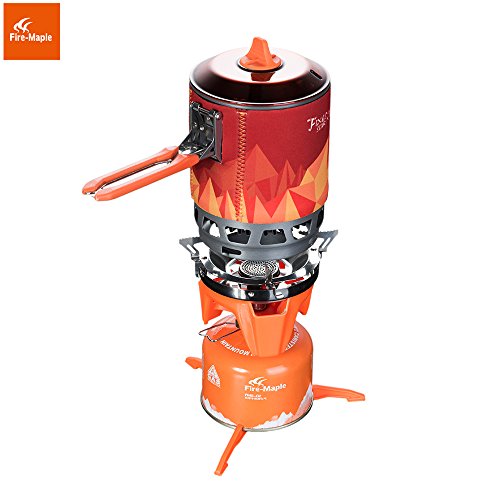 Fire Maple FMS-X2/FMS-X3 Personal Cooking System Outdoor Hiking Camping Equipment Oven Portable Best Propane Gas Stove Burner (FMS-X3)