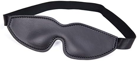 YEAS Leather Blindfold Costume Love Mask Adult Roleplay Fancy Dress