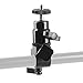 SMALLRIG 15mm Single Rod Clamp with Hot Shoe Mount Micro Ball Head for LCD Monitors - 805