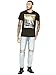 GUESS Men's Nayland Metallic Tee