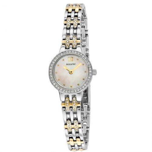 Accurist LB1446 – Watch for Women, Stainless Steel Strap Colour Steel, LB1446