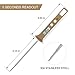 Digital Meat Thermometer Food Cooking Grill Instant Read with Stainless Steel Probe for Kitchen and Outdoor BBQ Tea Candy Cake Milk