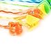 Lumiparty High Quality 11 Inches One Dozen Neon Nylon Braided Hair Extensions Attachments, Assorted Colors Nylon Clip Snap On Children Kit for Birthday Party Favors