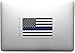Thin Blue Line Flag Decals - 3x5 in. Black White and Blue American Flag Stickers for Cars and Trucks - in Support of Police and Law Enforcement Officers (5-Pack)