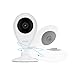 OzWi Home Ip Camera, Ozwi Easy Setup Mini Wifi Wireless Security Smart Ip Camera Surveillance System Remote Monitoring With Two-Way Audio Night Vision For Pet Baby Elder Pet Nanny Monitor (White)