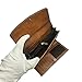 LETEULO Womens Leather Wallets Handmade Ladies Clutch Wallet Organizer Card Holder (882 Brown)