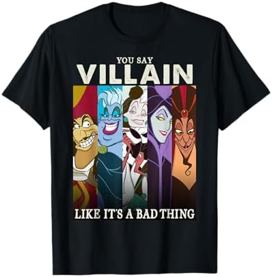 Amazon.com: Disney - Villains Bad Girls T-Shirt : Clothing, Shoes