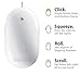 Apple Mighty Mouse - Wired Mouse for Apple iMac, Mac Mini, and Macbook Pro Computers [A1152 / MB112LL/B / Mfr P/N 661-4405]