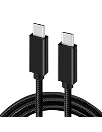 CBUS 5A 100W USB-C Cable, 6.6ft USB Power Delivery (PD) Fast Charge USB 3.1 Gen2, 10Gbps Data — Compatible with PD Docking Stations, Hard Drives, MacBook Pro, Air, iPad Pro, PixelBook, 4K 5K Displays