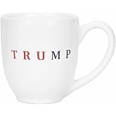 Trump Patriotic Bistro Mug &ndash; 16 oz Ceramic Coffee Mug &ndash; Made in America