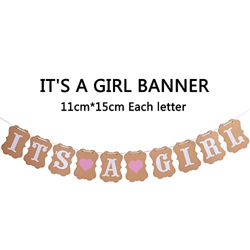 Baby Shower Decorations for Girl/Pink Princess/Rose Gold Party Supplies/Decor/Accessories/Confetti/Balloon/oh Baby/its a Girl Banner/Table Skirt/decoraciones de la ducha del bebé - Thumbnail 4