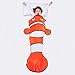 Echolife Clown Fish Tail Blanket Soft Fleece Children Sleeping Bag Christmas Gifts for Kids 3-10 Years Old - Designed by Echolife (Clown Fish)